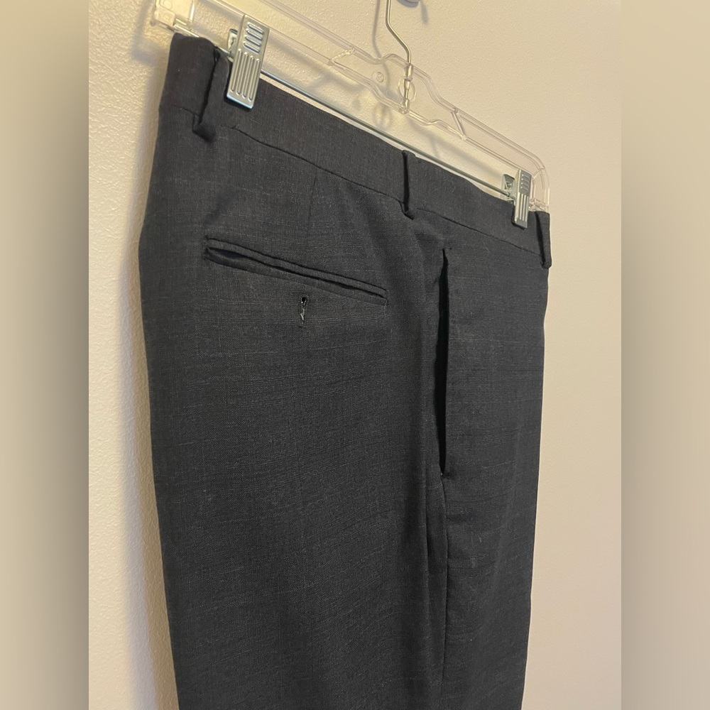 Charcoal suit pants 34w